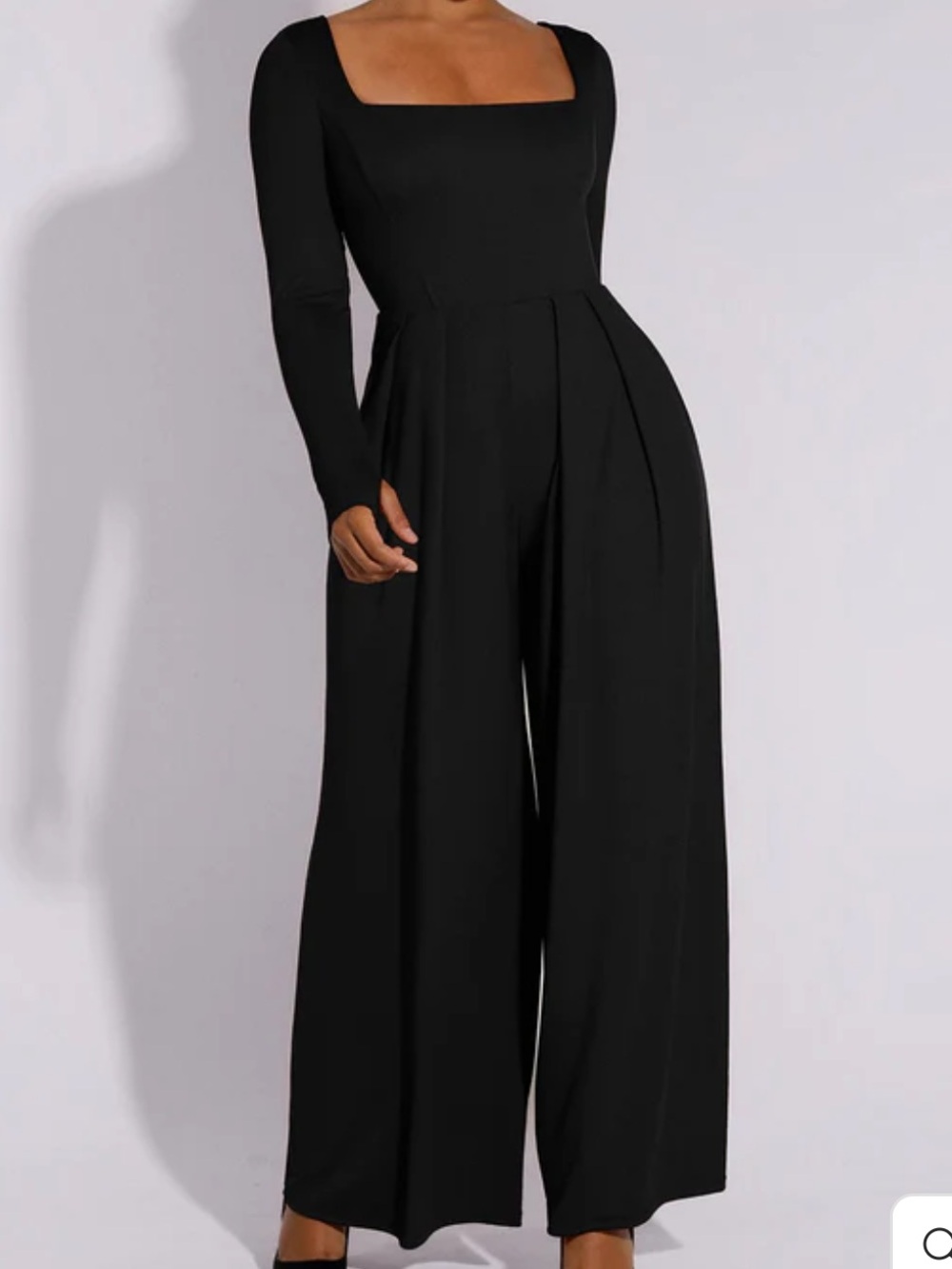 NWOT square Neckline Built-In Shaping Shapewear Jumpsuit - Picture 2 of 8